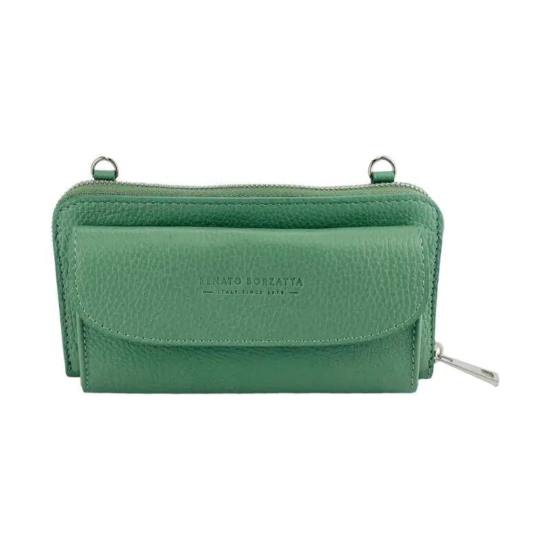 Women's Wallet with Cell Phone Holder - Leather