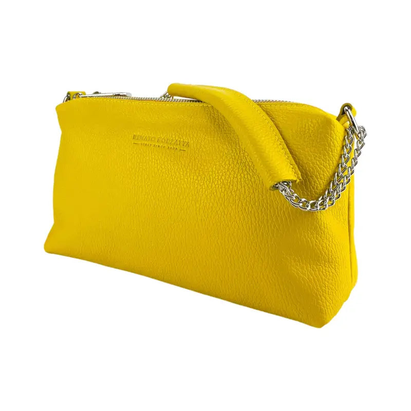 RB1025R | Borsa Donna a Mano con doppia lampo in Vera Pelle Made in Italy. -2
