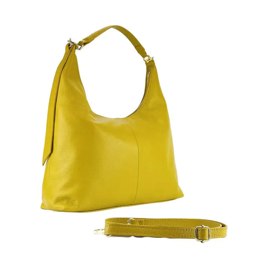 RB1017AR | Borsa Donna a spalla Morbida in Vera Pelle Made in Italy con manico singolo e tracolla removibile. -0