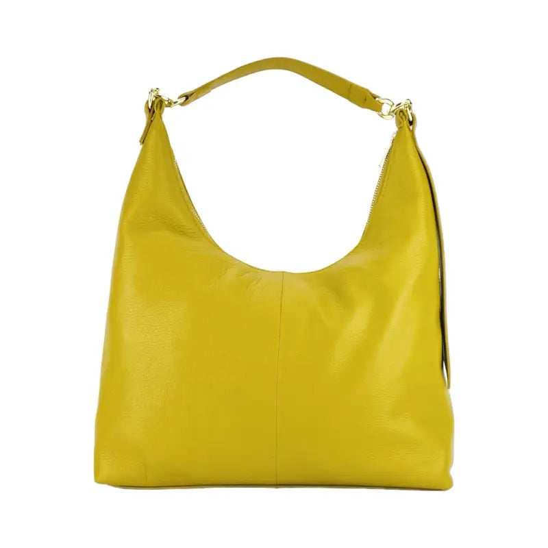RB1017AR | Borsa Donna a spalla Morbida in Vera Pelle Made in Italy con manico singolo e tracolla removibile. -2