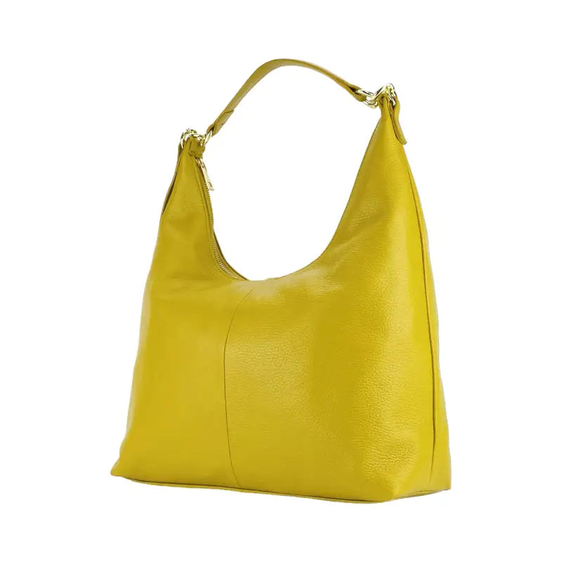 RB1017AR | Borsa Donna a spalla Morbida in Vera Pelle Made in Italy con manico singolo e tracolla removibile. -4