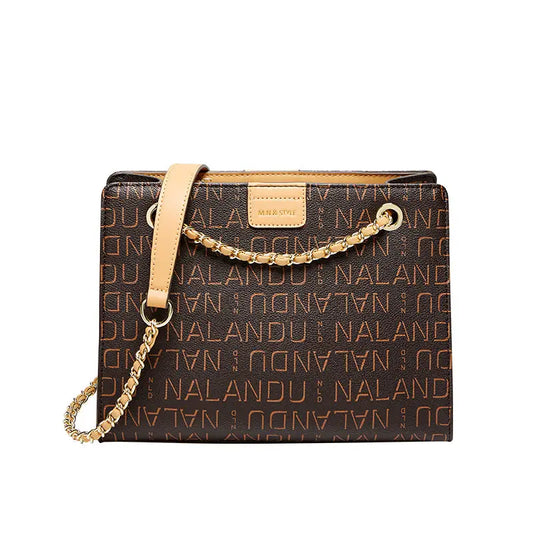 Corporate Large Capacity Monogram Shoulder Bag-0