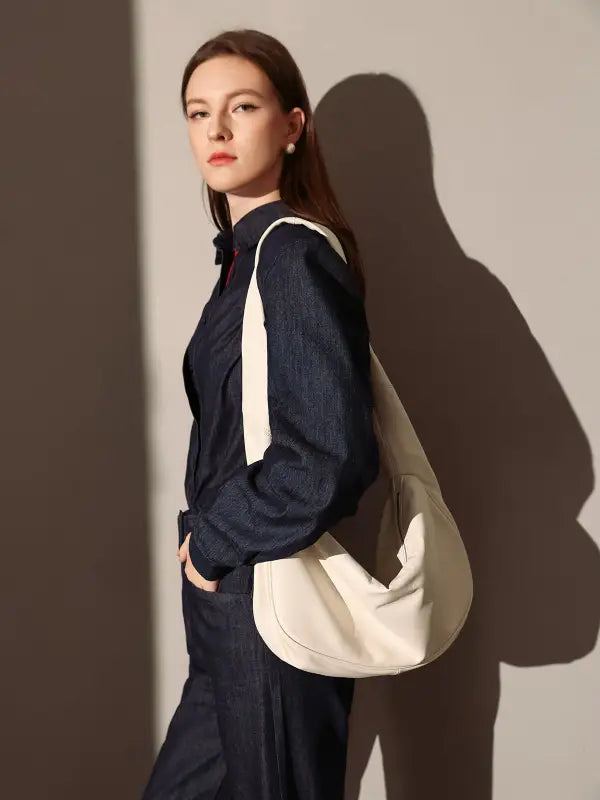 Large Waterproof Hobo Shoulder Bag-4