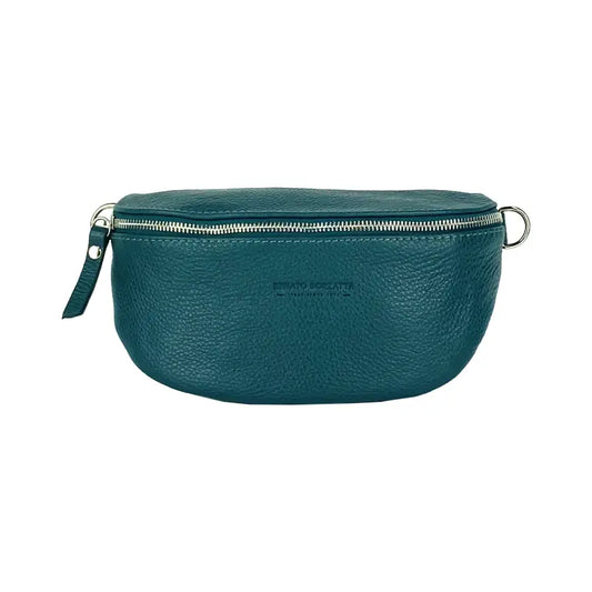 RB1015BZ | Marsupio con tracolla removibile in Vera Pelle Made in Italy. -1