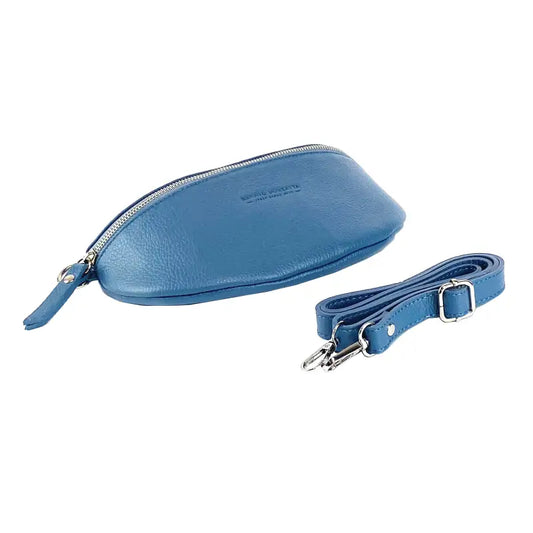 RB1015P | Marsupio con tracolla removibile in Vera Pelle Made in Italy.-0