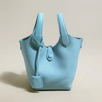 Playful Leather Bucket Bag-0
