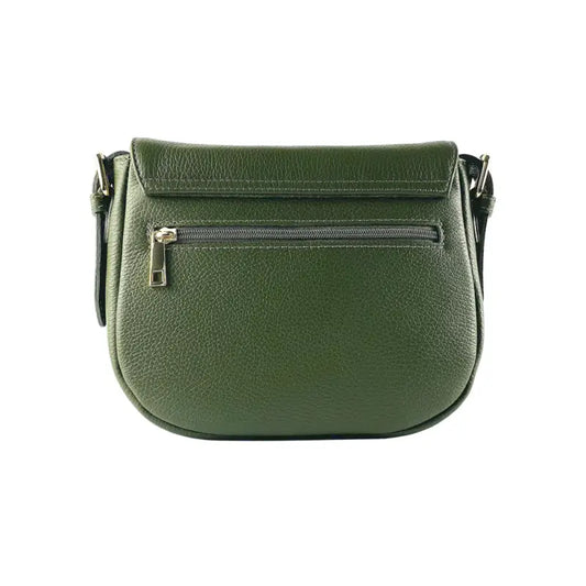 RB1002E | Borsa a Tracolla  in Vera Pelle Made in Italy con Tracolla removibile in pelle e attacchi -1