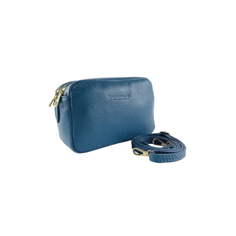 RB1008P | Tracollina Donna Doppia Lampo in Vera Pelle Made in Italy. -2