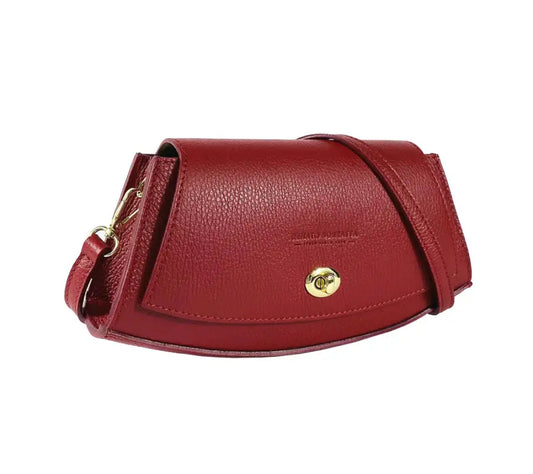 RB1009V | Borsa Donna a Spalla in Vera Pelle Made in Italy. -0