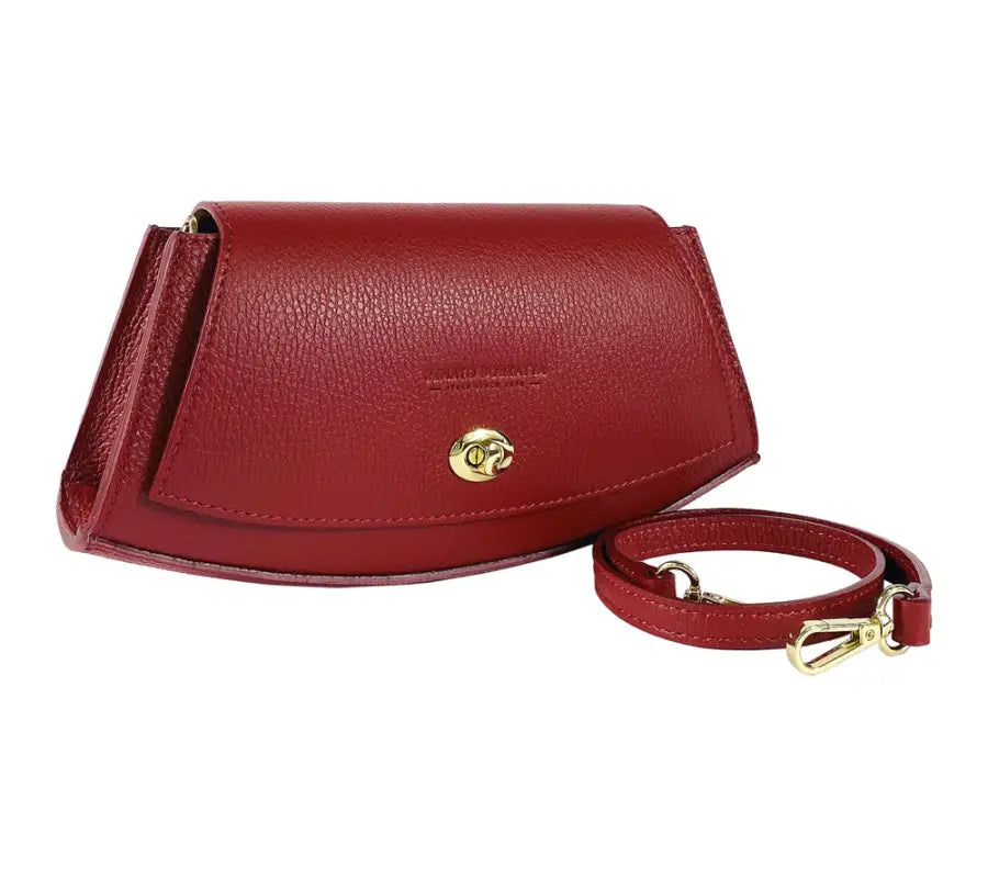 RB1009V | Borsa Donna a Spalla in Vera Pelle Made in Italy. -3