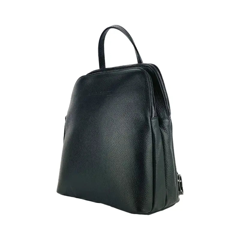 RB1018A | Zaino Donna Doppio scomparto in Vera Pelle Made in Italy-1