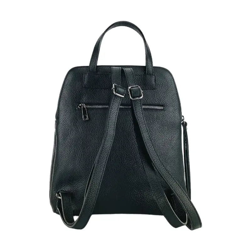 RB1018A | Zaino Donna Doppio scomparto in Vera Pelle Made in Italy-4