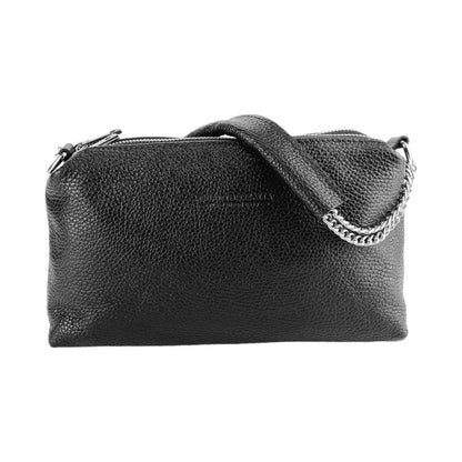 RB1025A  | Borsa Donna a Mano con doppia lampo in Vera Pelle Made in Italy.-2